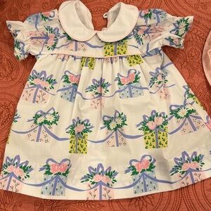 The Beaufort Bonnet Company Floral Dress - White, Pink, Green, Purple